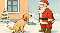 Skämt: Var bajsar hunden på julafton?