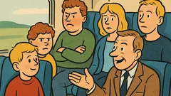 Anekdot: En engelsk familj på tåget