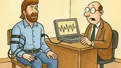 Anekdot: Chuck Norris tog ett lögndetektortest...