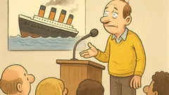 Skämt: Jag tänkte dra ett Titanic-skämt…