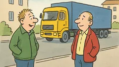 Skämt: Har du sett filmen om lastbilen?