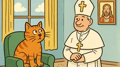 Anekdot: Katt och påven har något gemensamt...