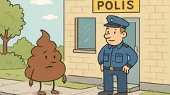 Skämt: Varför gick bajskorven till polisen?