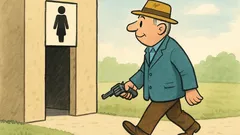 Skämt: Med vilket vapen lättar man nöden?