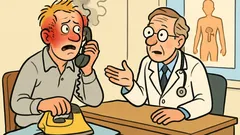 Anekdot: Bellman hos doktorn med brända öron