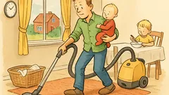 Skämt: Vad kallar man pappor som städar?